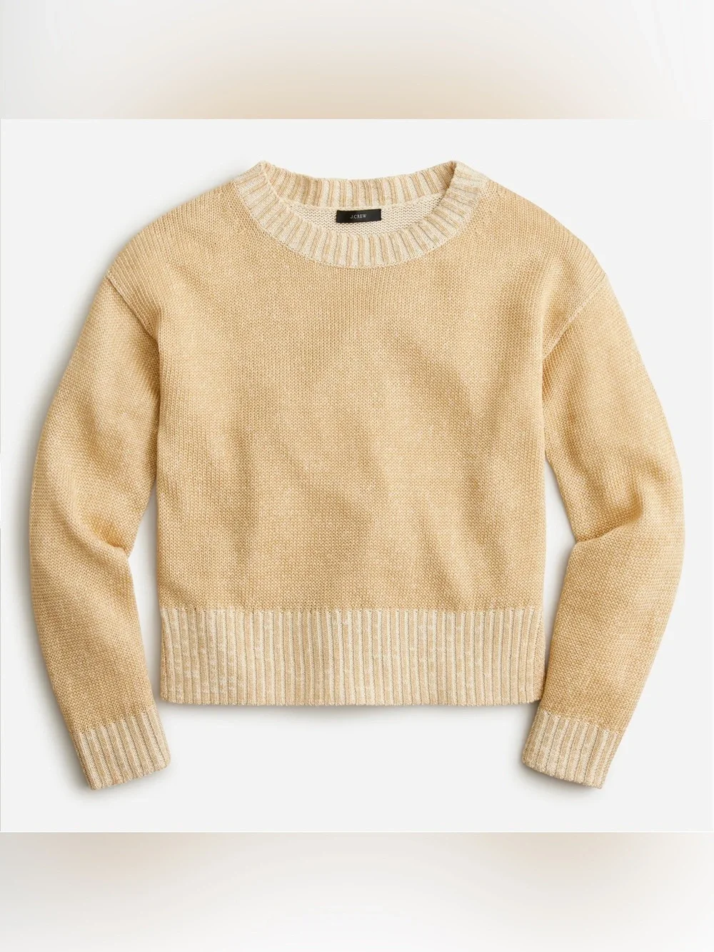 J. Crew Linen Cotton Blend Beach Sweater